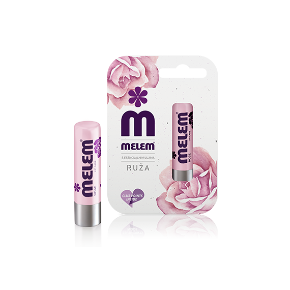 Melem Lip Balm with Essential Rose Oil 4,5 g