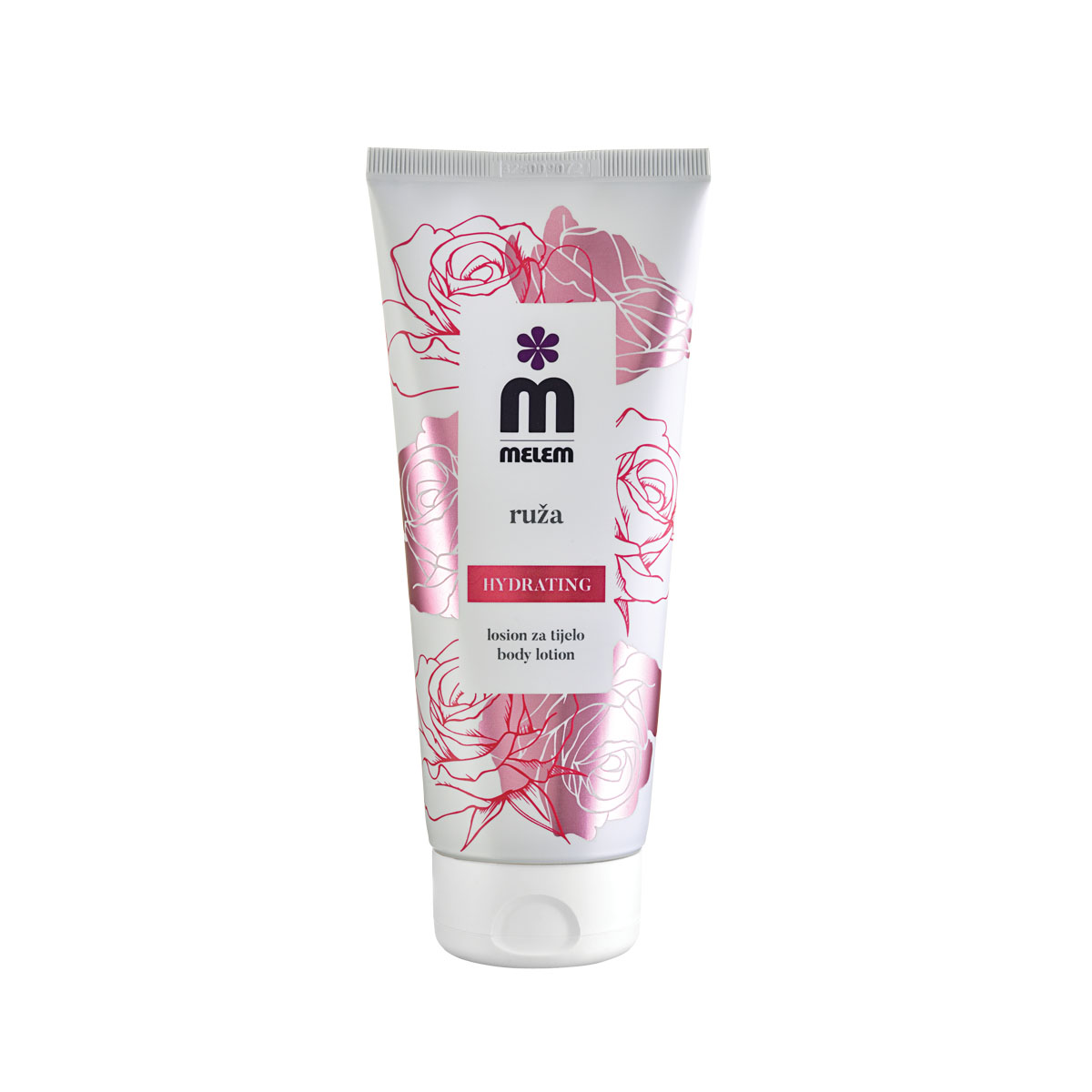 Melem body lotion with a rose 200 ml
